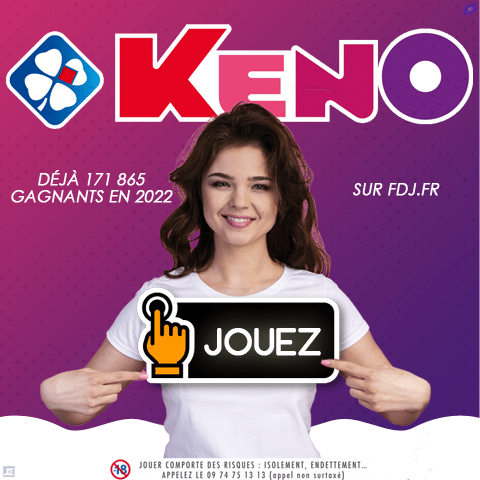 Le jeu Keno de la FDJ - 2 Millions